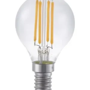 Tilbuddet slutter snart | E14 4W dæmpbar LED kronepæreG45, filament, 2200K, klar glas