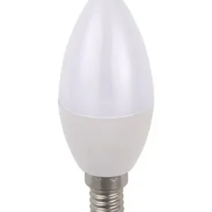 E14 5W dæmpbar LED kertepæreC35, 470lm, opal glas, 2700K - Populært valg