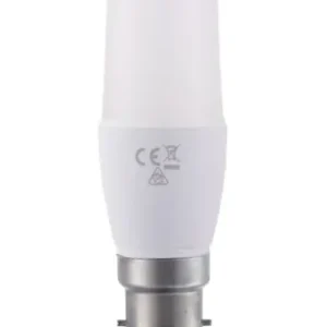 B22d 8W LED pære11,8cm, 95-265V, opal glas, 810lm, 3000K - Kampagnepris