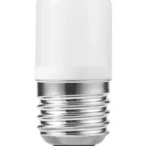 E27 5W dæmpbar LED rørpære6cm, 500lm, opal glas, 2700K | Køb online