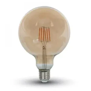 Begrænset antal | E27 6W LED globepæreKultråd, Ø12,5 cm, Ekstra varm hvid, 2200K