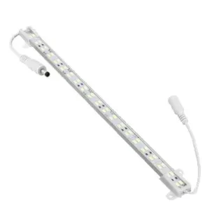 Anbefalet valg | 1 meter 16W Vandtæt akvarie aluprofil24V DC, 10000K, IP65, Med stik