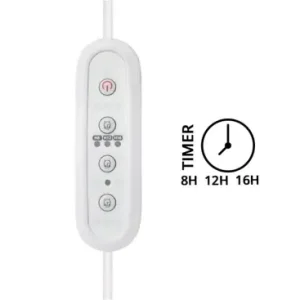 Timer til LEDlife Pro-Grow 2.0 og Max-Grow 2.01,5 m ledning, maks. 120W, vælg mellem 8, 12 eller 16 timer - Populært valg