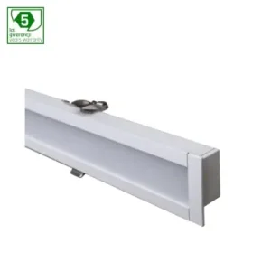 117cm 36W ALL-DAY LED armatur3200lm, 4000K, sølv, IP20, 5 års garanti - Fabrikspris