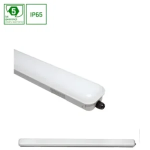 120cm 36W Limea LED armatur2900lm, IP65, 6000K, mælkehvidt cover - Høj kvalitet