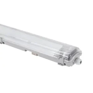 150cm Limea T8 LED armatur, gennemfortrådetTil 2x 150cm LED rør, IP65 vandtæt - Rabat
