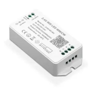 WiFi CCT controller Tuya Smart/Smart Life, uden fjernbetjening, Google Home/Alexa kompatibel, 12V (120W), 24V (240W) | Sidste mulighed