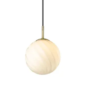 Populært produkt - Halo DesignTwist pendel, Ball Ø15 Opal / Messing