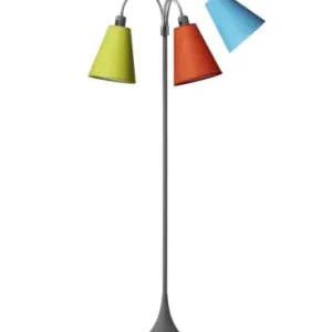 E27 TRAFIK gulvlampe, Nielsen LightGrå - Orange, turkis, lime - Bestseller