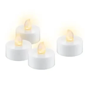 4-pak LED fyrfadslys med timerBatteri, timerfunktion - Premium