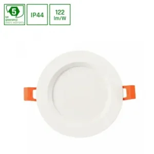 18W Ø19cm DURE 3 MAX indbygningspanel122lm/W, IP44 vådrum, 3000K, 5 års garanti | Nytilføjet