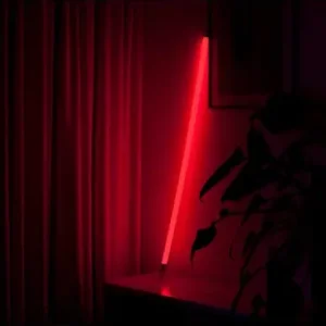 120cm Neon Tube LED RødDesigner rør, Justerbar lysstyrke, inkl. ledning | Nedsat pris
