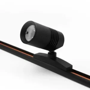 3,5W RA92 PicoTrack Mini LED skinnespotSort, 24V DC, Passer til PicoTrack skinner - Sikker handel