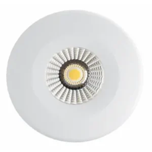 7W Ø9cm Lavprofil indbygningsspot dæmpbar RA97Hul Ø6,8 cm, Mål Ø9 cm - Fabrikspris