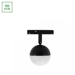 10W SYSTEM SHIFT BASIC GLOBE magnetisk skinnespot48V, 130lm/W, 2700K, Ø9cm, til Shift systemet - Dagens tilbud