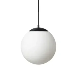 Rabat | Chicago Café Pendel lampe Ø30 Til E27 i Opal/SortNielsen Light