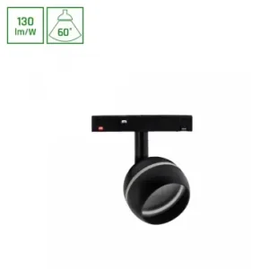 10W SYSTEM SHIFT BASIC GLOBE RING48V, 130lm/W, neutral hvid, 90x150 mm, inkl. 120cm wire - Populært valg