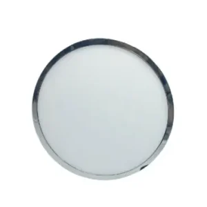 12W LED Overflade Panel LysKrom, 3000K, Rund | Sikker betaling