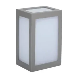 12W LED væglampe, grå750lm, 6400K, IP65, kold hvid - Spar mere