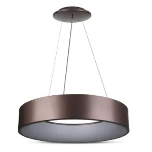20W LED pendel, Ø45cmKaffebrun, 3000K, dæmpbar, 1,2m wireophæng | Premium