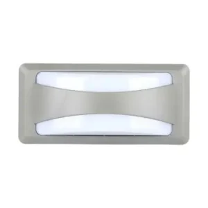 12W LED VæglampeSoftlight, 4000K, Grå Hus | Populært valg