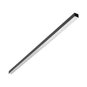 150cm Kontorlampe, 50W, CCT3 lyskulører, UGR19, 5 års garanti, sort | Særtilbud