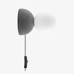 Væg/Bordlampe Moon Grå Ø.10 cm | Populært valg