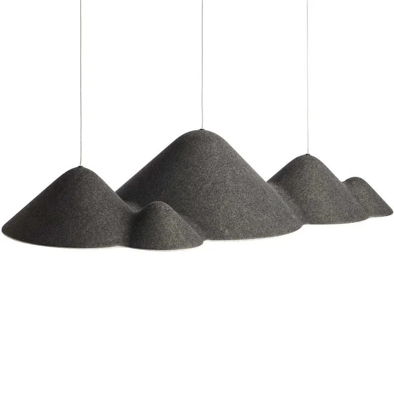Superpris | Panorama Large Pendel Sort/Gr� - LOOM Design