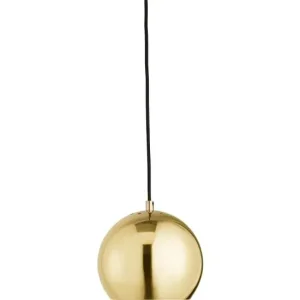 Nyhed i sortimentet - Ball �18 cm Solid Messing Pendel - Frandsen