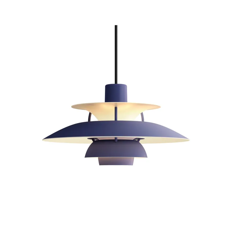 Direkte fra producenten | PH 5 Mini Pendel Monokrom Dusty Indigo - Louis Poulsen