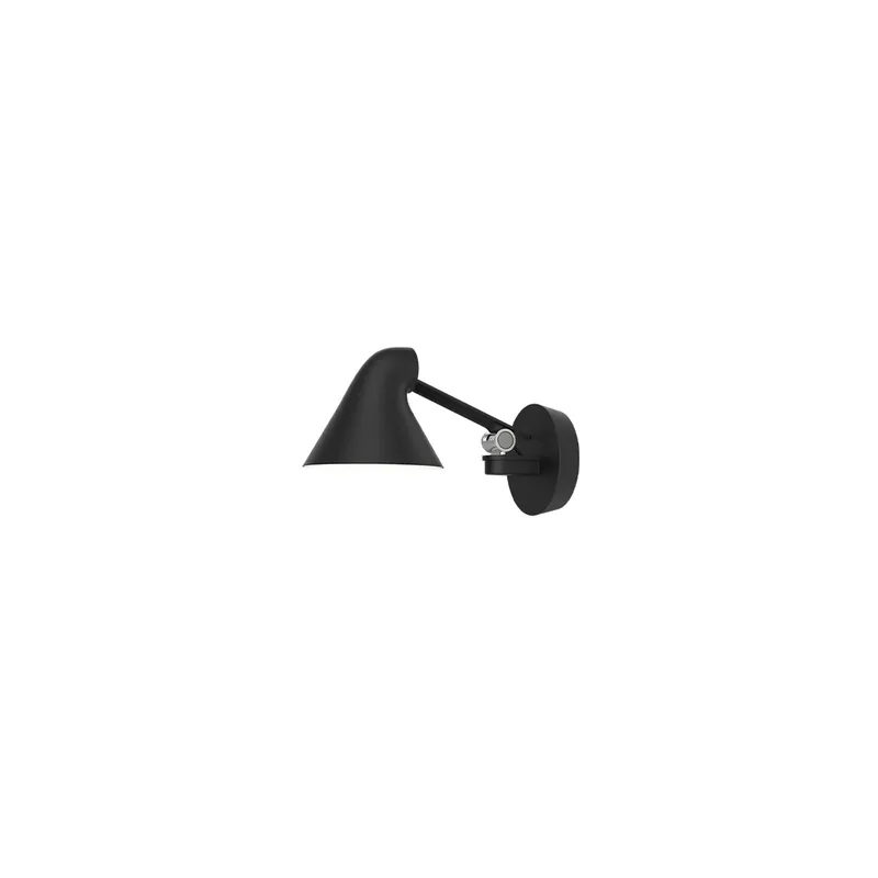 NJP Box LED V�glampe 2700K HW Kort Arm Sort - Louis Poulsen - Fordelagtig pris