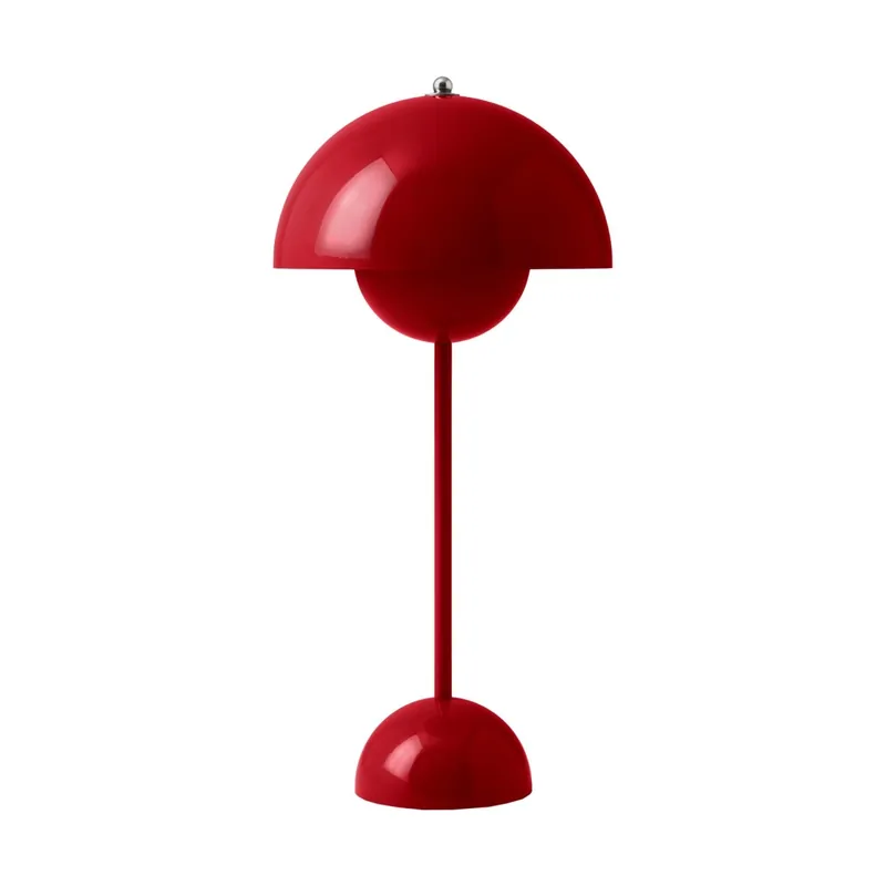 Hurtig levering - Flowerpot VP3 Vermilion R�d Bordlampe - &Tradition