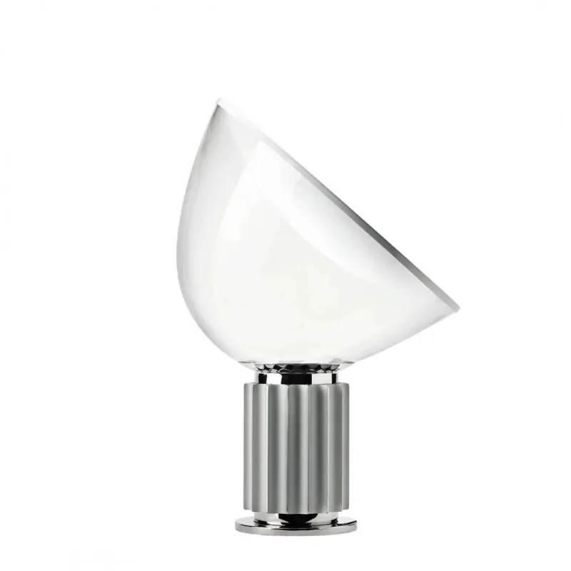 Spar nu - Taccia Bordlampe H 64cm - Akryl/Silver- Flos