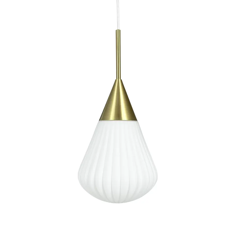 Ballon Pendel Opal/Messing Small - Dyberg Larsen | Toppris