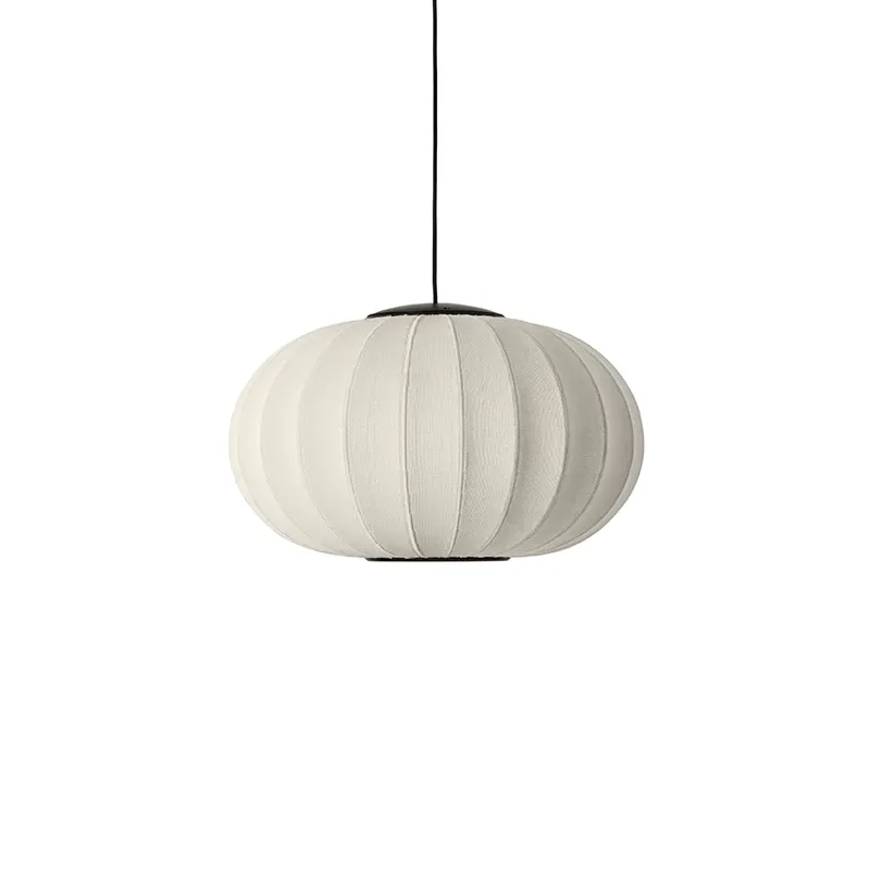 Knit-Wit �57 Pearl-White Oval Pendant LED - Made By Hand | Rabat