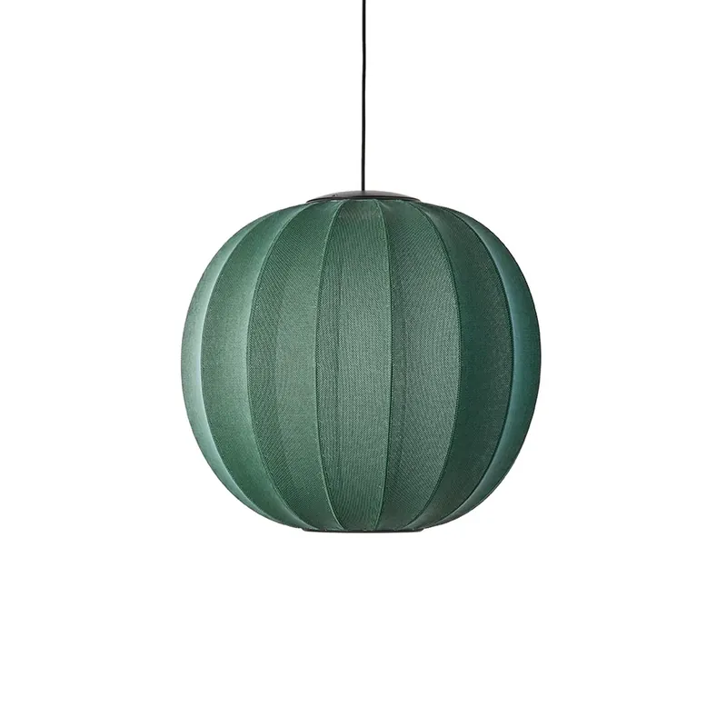 God pris | Knit-Wit �60 Tweed-Green Round Pendant LED
