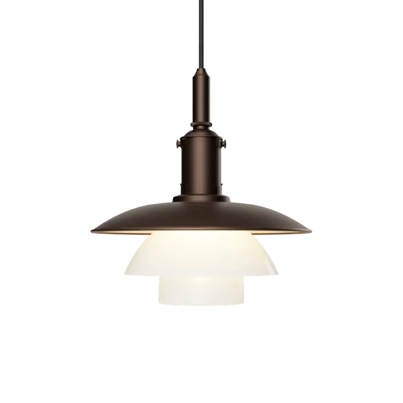 Bestseller - PH 3/3 Aged Brass/Opal Pendel - Louis Poulsen