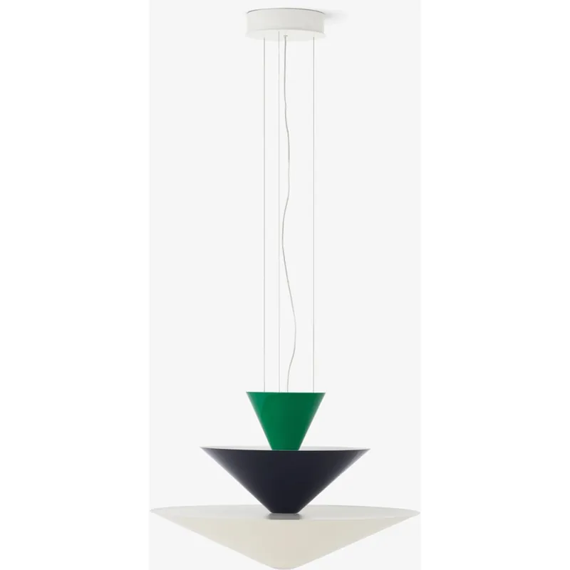 Bestil nu - Gio LN14 �60 Pendel, Signal Green, Deep Blue, Ecru White