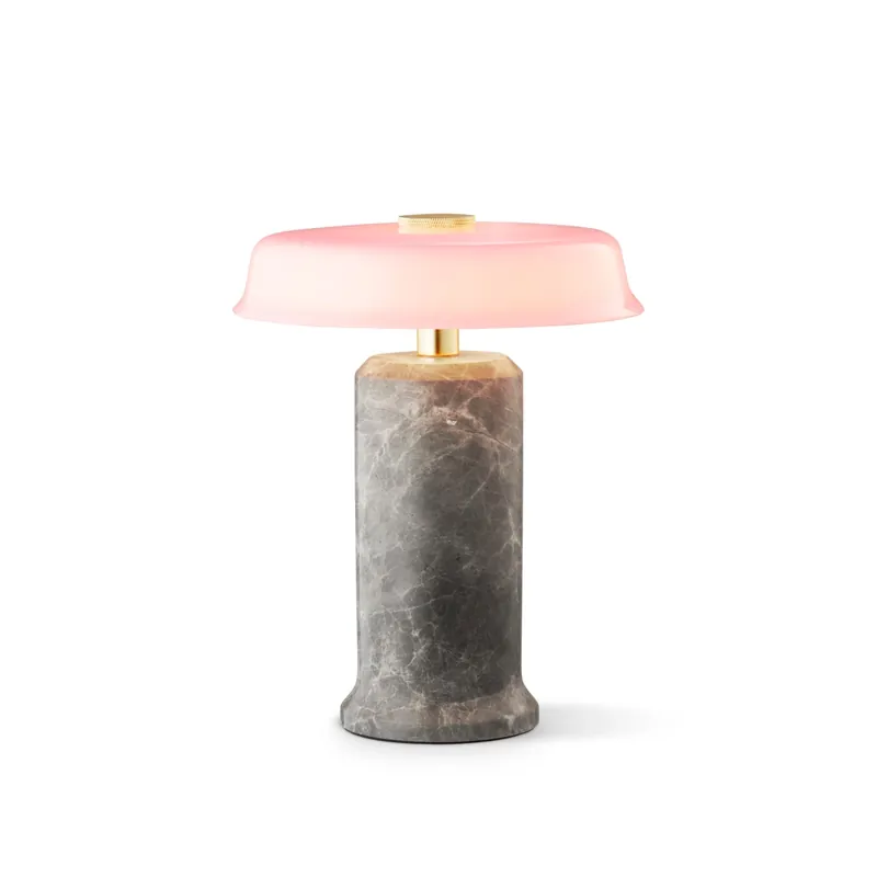 Trip No. 2 Portable Bordlampe, Silver / Rose | Bestil nu